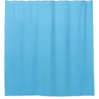 Color Artwork Photo Quote Blue Shower Curtain
