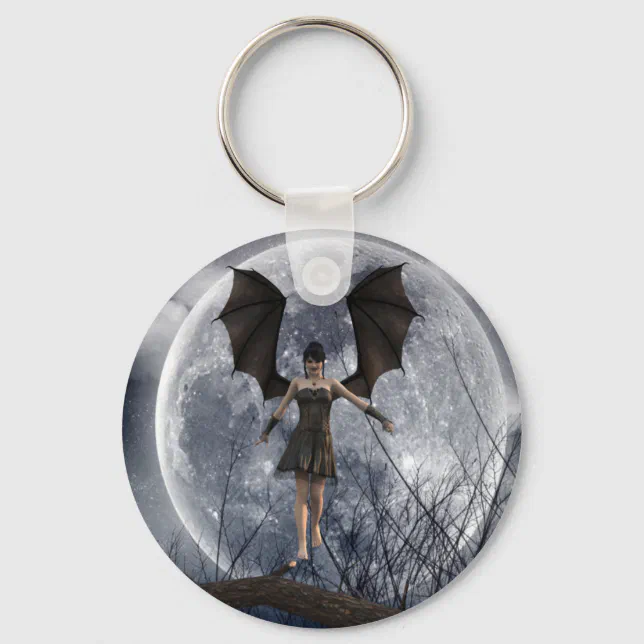 Bat Wing Fairy Keychain