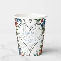 Beautiful,elegant & whimsical wedding themed decor paper cups