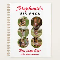 ♥ Funny 6 Pack Mom Bod Six Photos Best Mom Ever Planner