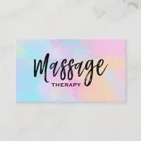 *~* Massage Therapist Massage Therapy Abstract Business Card