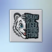 Resilient as the Tiger | Button