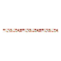 Watercolor Ladybug Birthday Satin Ribbon