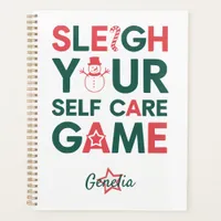 Sleigh Your Self Care Game Holiday:Customizable Planner