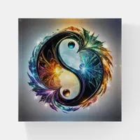 Very colorful Yin Yang Paperweight