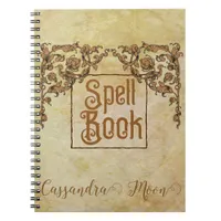 Romantic, Vintage, Antique Spell Book