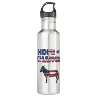 Hope and Change Democrat Donkey Water Bottle