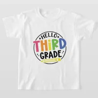 Hello third grade back to school kids T-Shirt