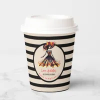 Sugar Skull Dia de los Muertos Day of the Dead Paper Cups