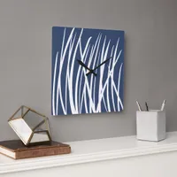 Modern Minimalist Beach Art Wall Clock