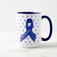 Be Strong Blue Butterfly Chronic Fatigue ME/CFS Mu Mug
