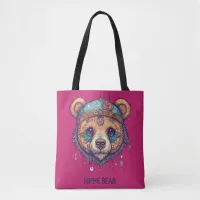 Hippie Bear I Tote Bag