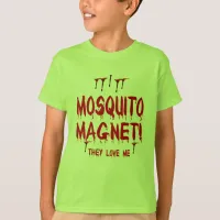 Blood Dripping Mosquito Magnet They Love Me Kids' T-Shirt