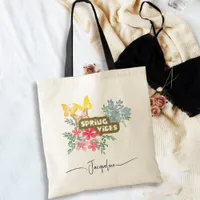 Colorful Spring Vibes Tote Bag