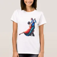 Tango dancers - hand painting  T-Shirt