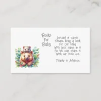 Wombat Animal Books for Baby Enclosure Card