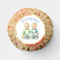 It's Twins! Cute boy twins Baby Shower Treats Reese's Peanut Butter Cups