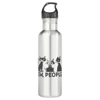 Cats,Ew,People Stainless Steel Water Bottle