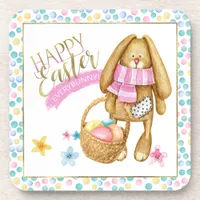 Happy Easter Everybunny ID640 Beverage Coaster