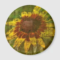 Gypsy Sweetheart Floral Collage Magnet