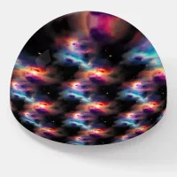 Stellar Symphony Galactic Nebulas Pattern Paperweight