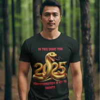 Celebrating the vibrant Year of the Snake in 2025 T-Shirt