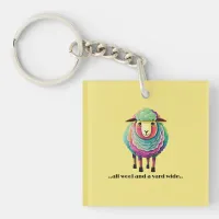 All Wool and a Yard Wide Keychain