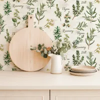 Herb Garden Kitchen Wallpaper