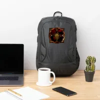 Autumn Elegance: The Floral Medallion Port Authority&#174; Backpack