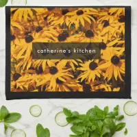 Rudbeckia Fulgida / Orange Coneflower Kitchen Towel