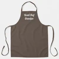 Personalized Brown Apron