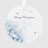 Beautiful Winter Frost Christmas Ornament