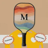 Retro Monogram Pickleball Paddle