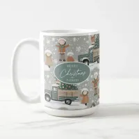 Earth Tones Christmas Pattern#2 ID1009 Coffee Mug