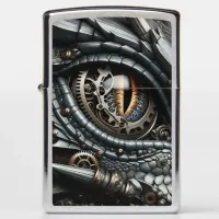 Steampunk Dragon Eye Closeup Ai Art Zippo Lighter