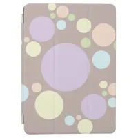 Pastel circles on a silk color background | iPad air cover