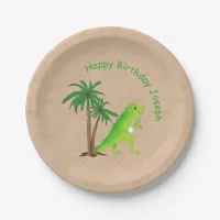 Dinosaur Land Cute Dino Paper Plates