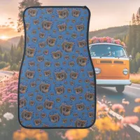 Cute red kitten - cat lovers  car floor mat