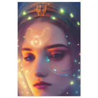 Glowing Goddess of Light Digital Fantasy Art 004 Tissue Paper