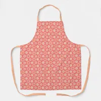 Peach & Pristine Floral Print Apron