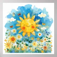 A Cheerful Sunny Day Poster