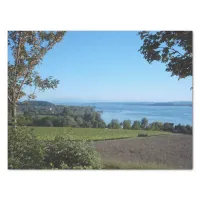 Panoramic View over Lake Constance Tissue Paper