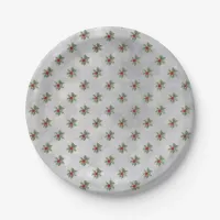 Thumbnail for Winter Holly Pattern Paper Plate