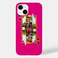 Teddy Bear King of Hearts iPhone 6 Case