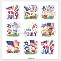 Cute 4th July!  Sticker