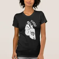 Virgo Virgin Maiden Black and White T-Shirt