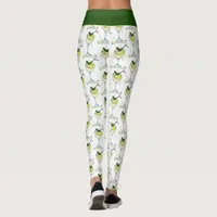 Trendy Gin Lover Cocktail Glass Stylish White Leggings