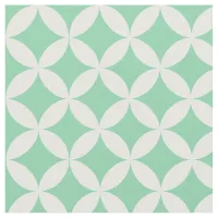 Trendy Mint Green Diamond Lattice Pattern Fabric