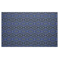 Purple Lavender & Black Tribal Geometric Pattern Fabric