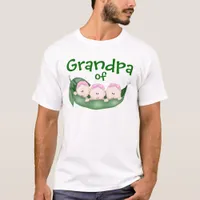 Grandpa of Triplet Girls T-Shirt